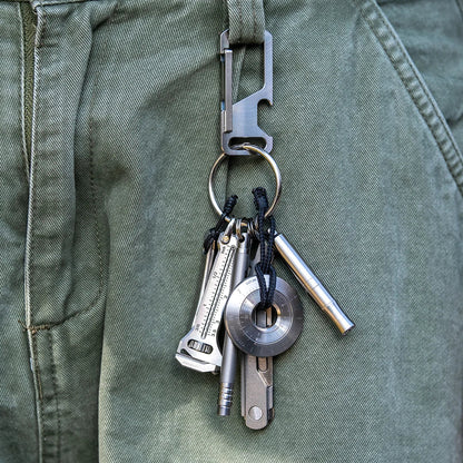 Travel camping military keychain